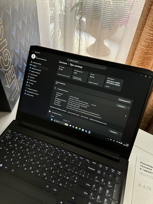 ‼️Lenovo Gaming 15.6‼️RTX3050Ti-4GB/Razen 5-5600H/16GB/Гарантия