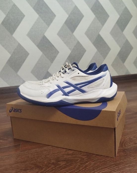 Кросівки Asics GEL-Rocket 12 (біло-сині), р. 42.5