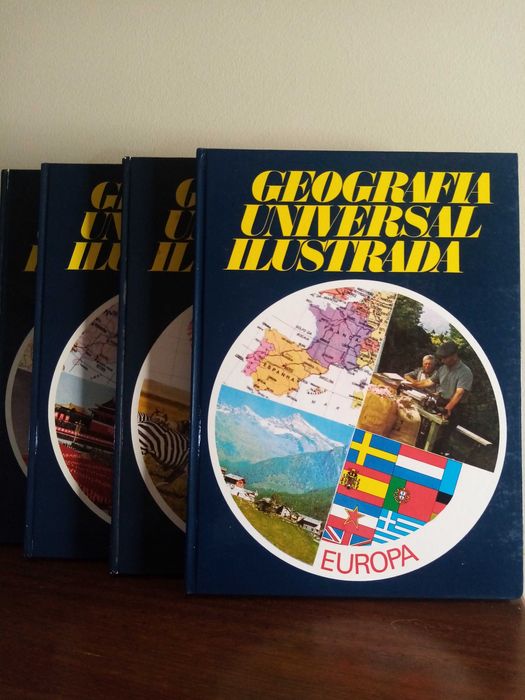Geografia Universal Ilustrada - 4 volumes