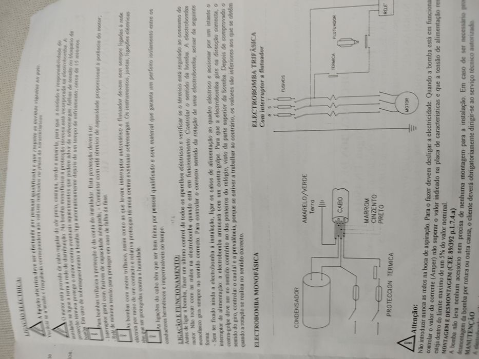 Bomba de água eurosub (máximo 20 metros)