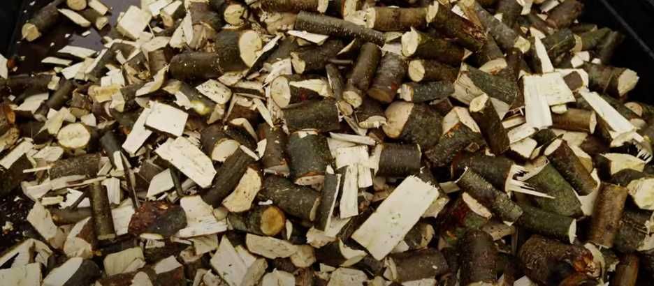 Дрова з під подрібнювача