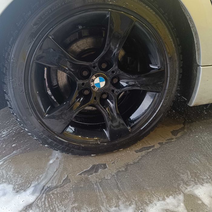 Alufelgi R17 5x120, prawie nowe opony gratis