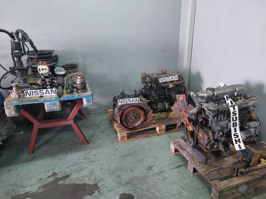 Materiais usados Empilhadores