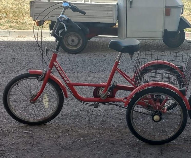 Bicicleta de adulto tres rodas