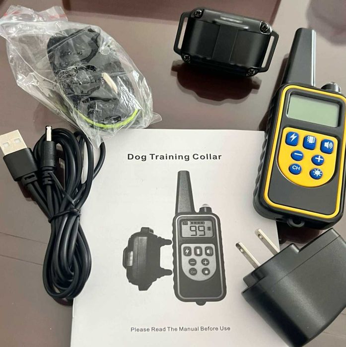 Умный тренирующий ошейник для собак - дрессировщик на пульту на 800м