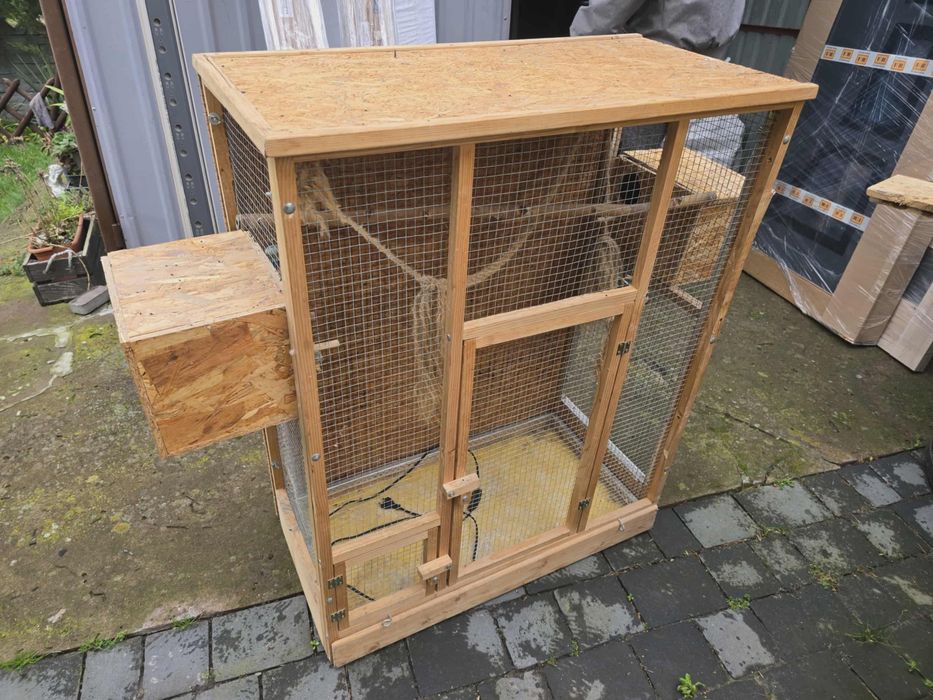 Regał dla ptaków papug kanarków