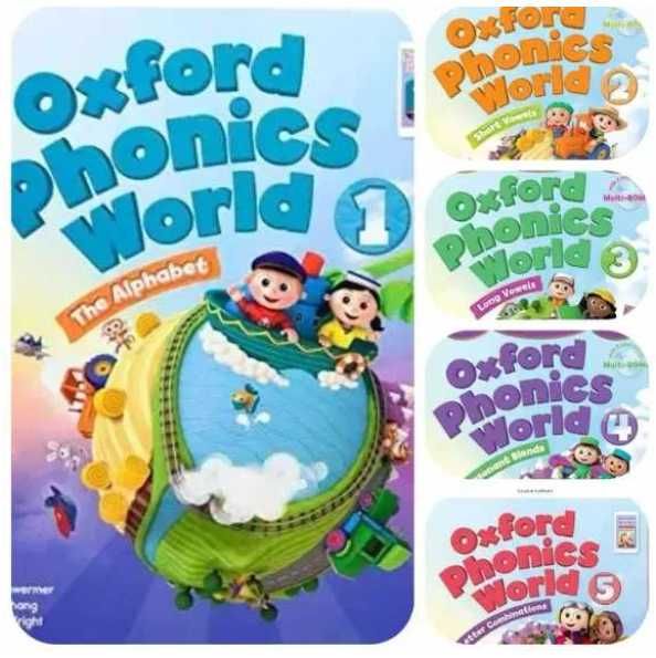Підручникт Oxford Phonics World 1,2,3,4,5,6.