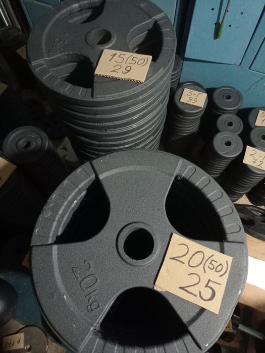 Гантели 2 по 12 кг гексагональные в резине