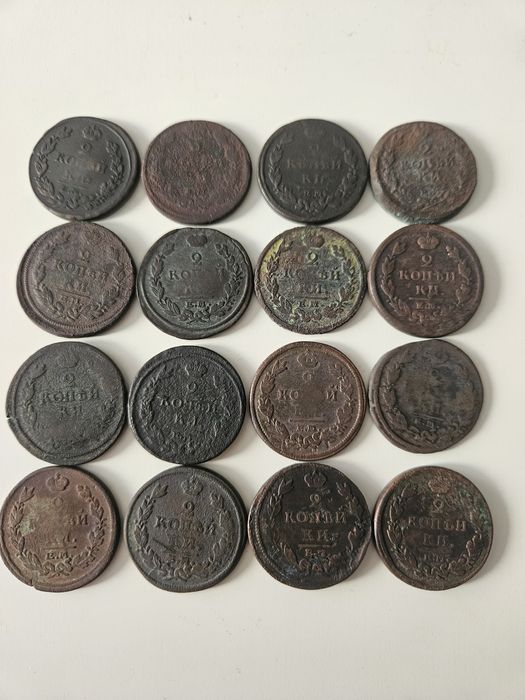 Монеты  и другие находки периода РИ.