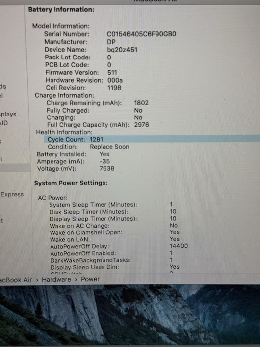 MacBook Air 11 2015 i5 4/128Gb