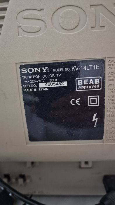 Tv Sony Trinitron 14 polegadas