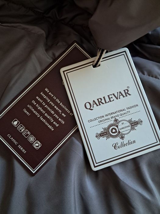 Зимняя курточка QARLEVAR ,Турция, воротник песец .