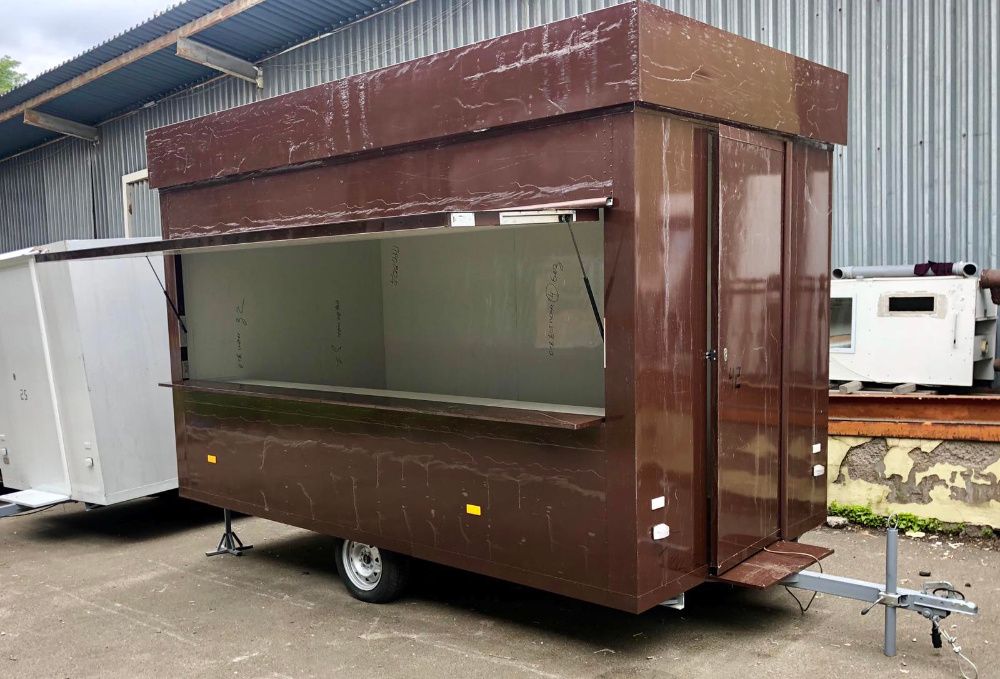 Прицеп кіоск для торгівлі кавʼярня на колесах фудтрак купава фургон