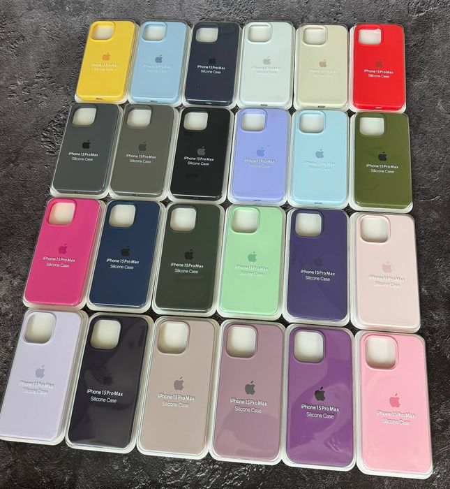 Silicone case iPhone 15 PRO / 15 PRO MAX чехол на айфон 15 про макс