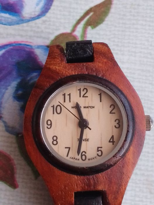 Kultowy zegarek wood watach Tensi