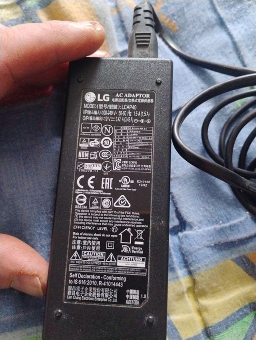 Zasilacz do Tv LG model LCAP40
