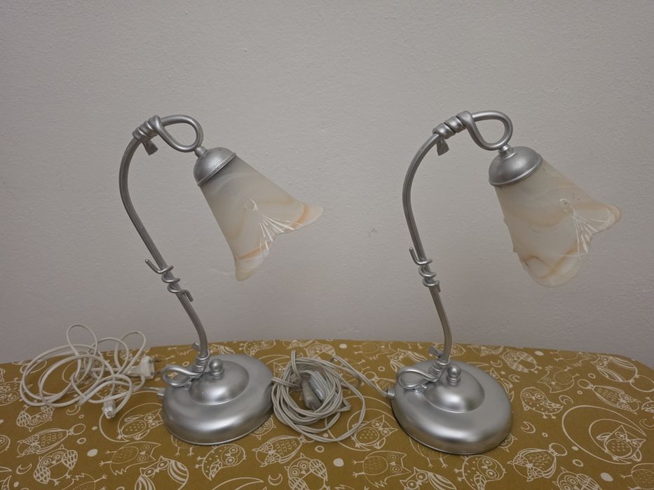 2x Candeeiros de Mesa / Bedside Table Lamps