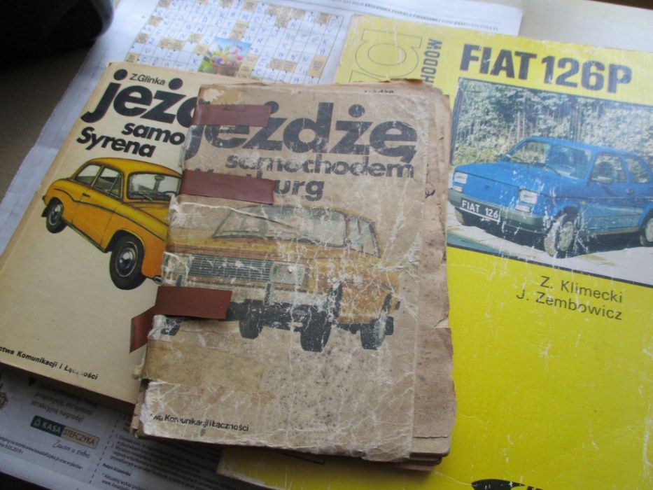 ksiazka jezdze samochodem wartburg ,126p