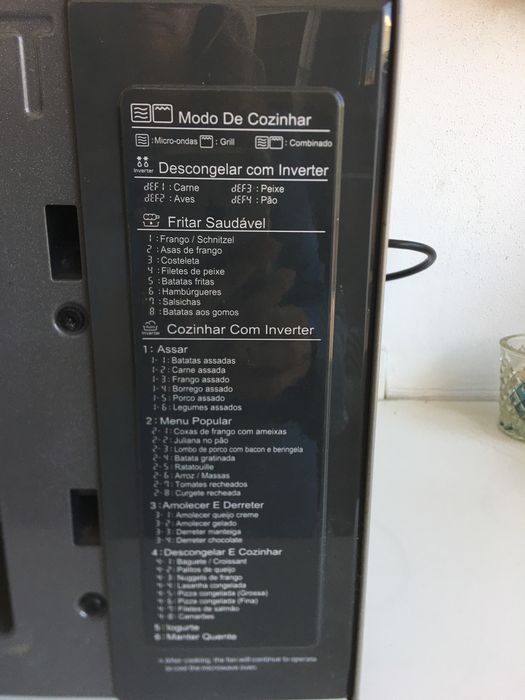 Microondas LG p/reparação