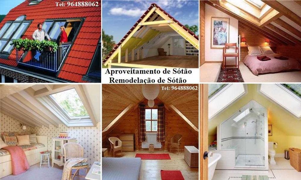 Aproveitamento de Sótão - transformar num espaço útil, funcional e habitável!527126368323512327