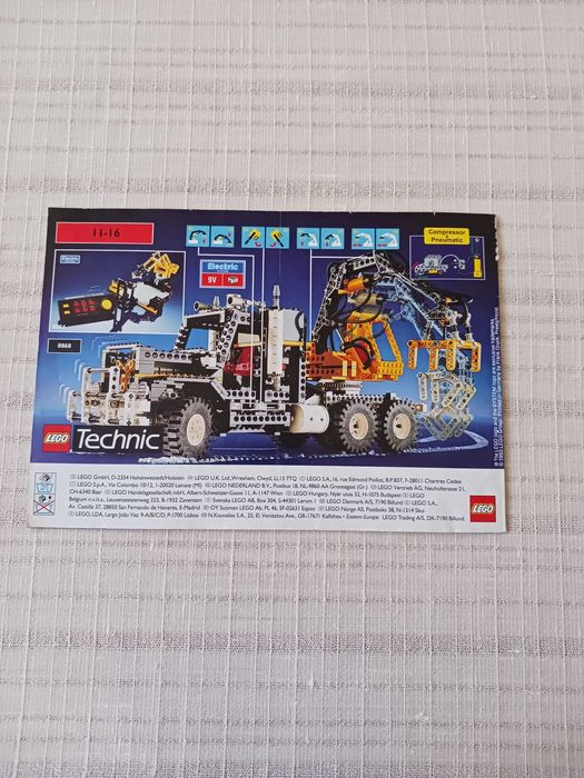 Trzy prospekty klocków Lego, 1993