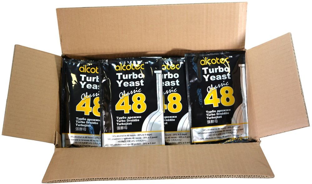 Alcotec Classic 48 Turbo Yeast  40szt drożdże gorzelnicze