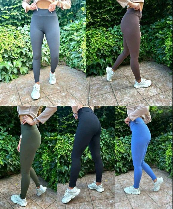 Лосіни в рубчик не утеплені