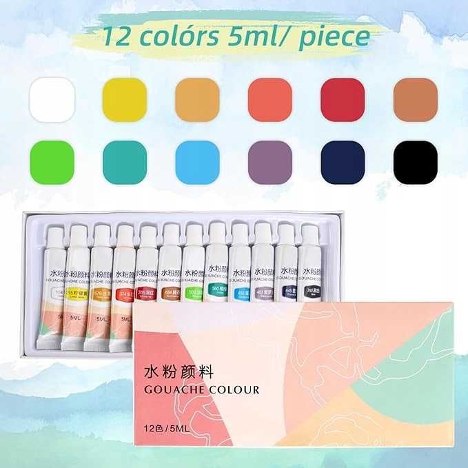 Mini zestaw akwarelowy podróżny