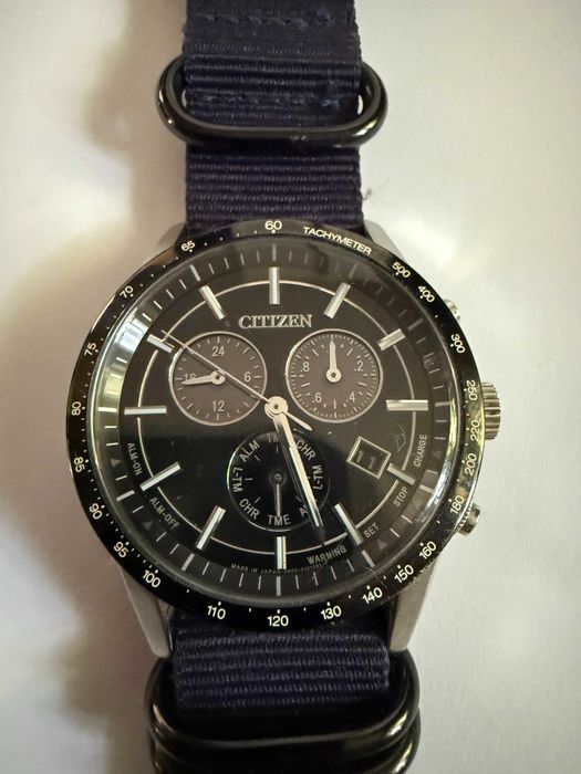 Citizen Eco-Drive Chronograph – Solar – Tachymetr – Alarm