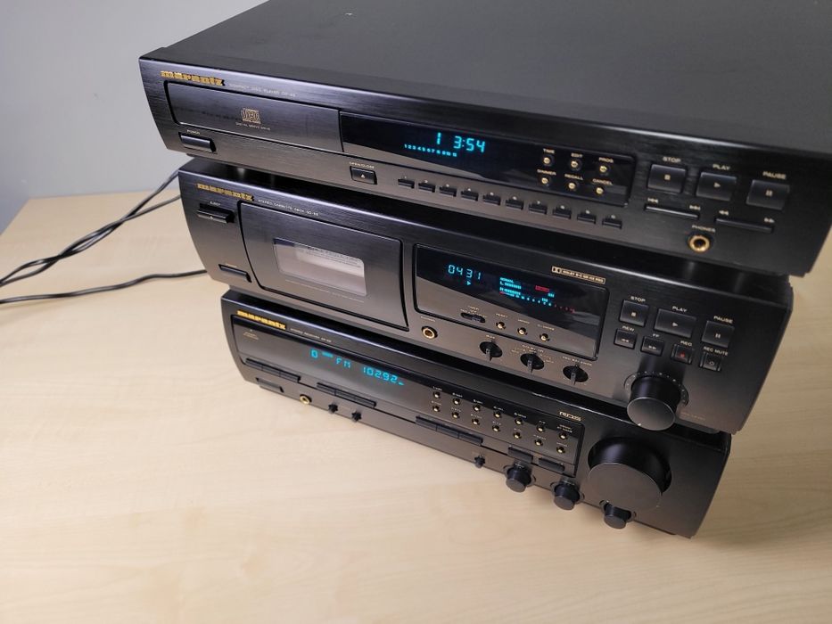 Zestaw Marantz – CD-43 + Magnetofon SD-53 +Amplituner SR-65 – wieża