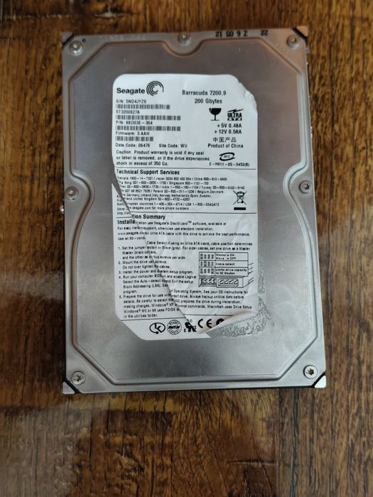 Hdd Seagate  200gb 3.5
