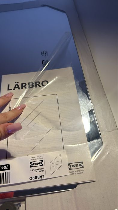 espelho LÄRBRO ainda na embalagem