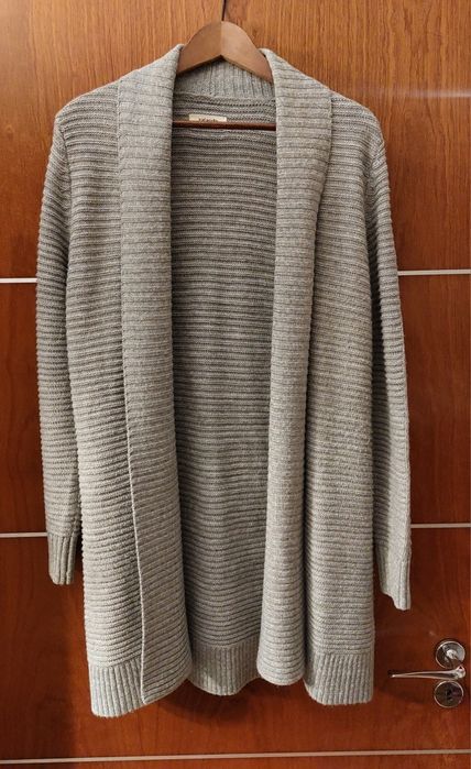 Zalando Zara essentials kardigan długi 40