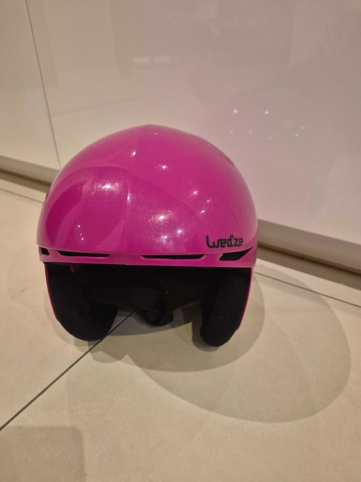 Kask narciarski różowy 52-55 decthlon