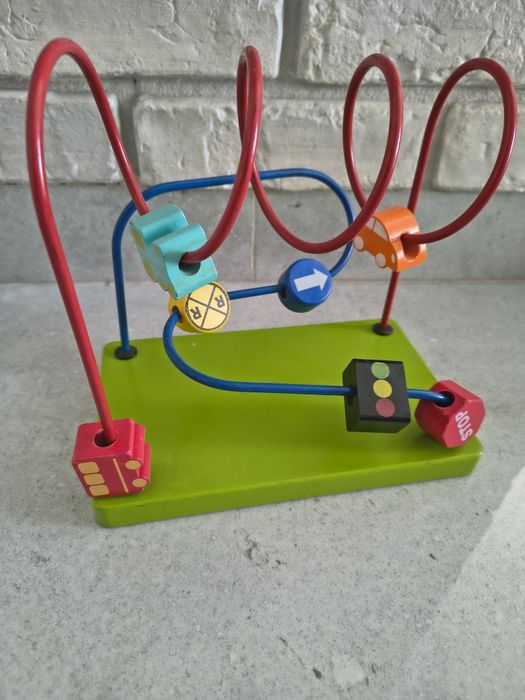 Przeplatanka drewniana zabawka ikea zabawka edukacyjna