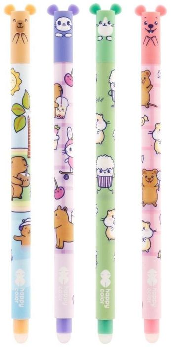 Długopis wymaz. Kapibara nieb (12szt) HAPPY COLOR GDD pudełko,