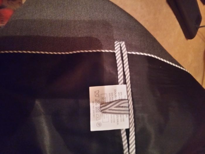 Піджак темно сірий чоловічий р.52-54!