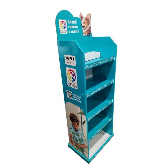 Ekspozytor podłogowy Pieseł - SmartGames/IUVI Game IUVI ,1520x615 mm