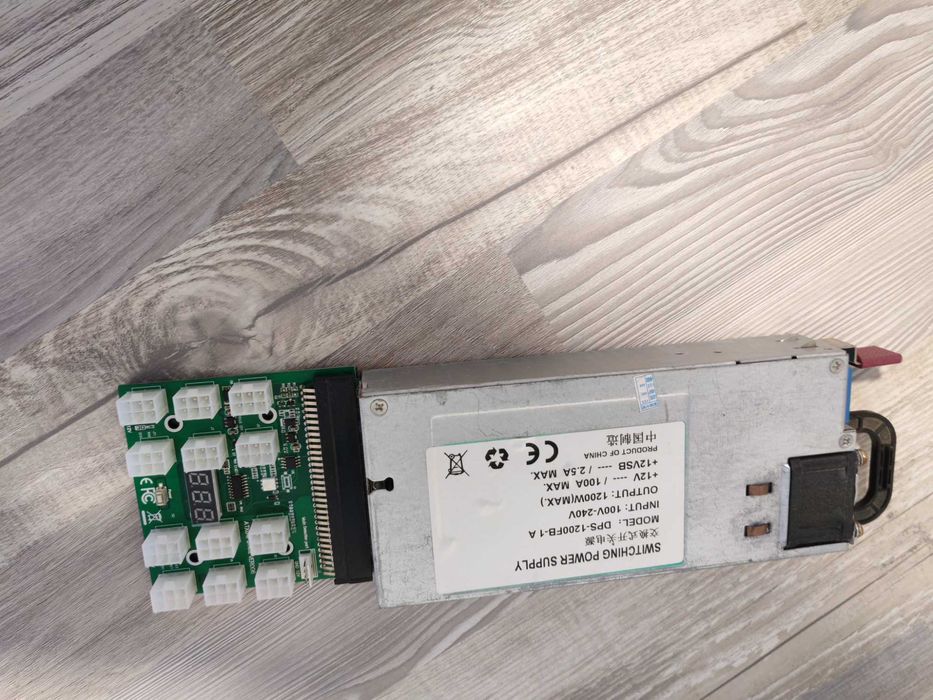 Fonte 1200W HP DPS-1200FB + Breakout Board | Ideal para Mining