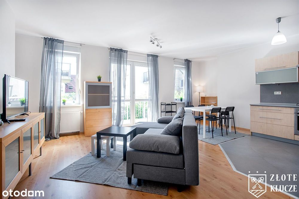 2 pokoje | 53,7 m² | Muchobór Wielki | gotowe | wyposażone | 1 piętro