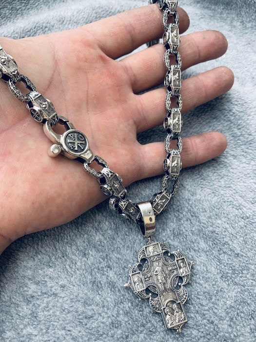 Серебрянная цепь Спаси и Сохрани