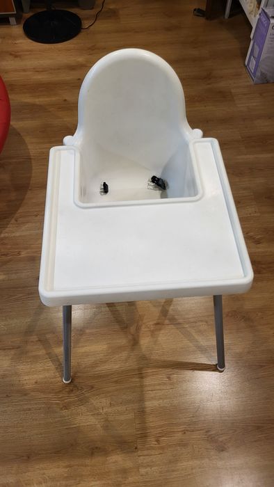 Krzesełko IKEA Antilop ze stolikiem dla dzieci niemowlaków karmienia