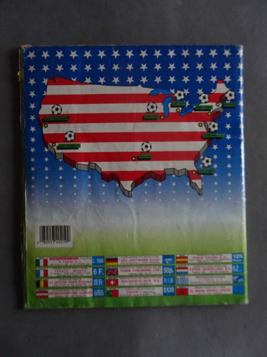 Caderneta cromos de futebol USA 94 World Cup Panini (faltam 2 cromos)