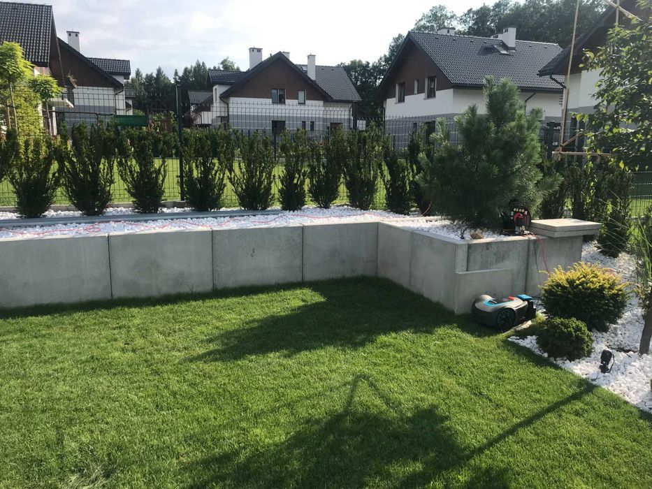 Mur oporowy L/ściana oporowa/L-ka/ Elka/ Zapora/Elki oporowe/Murek