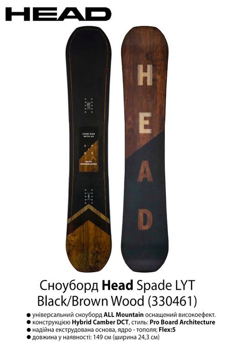 Нові сноуборди Head