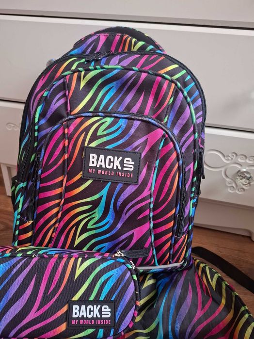 Plecak Back Up + piórnik +worek