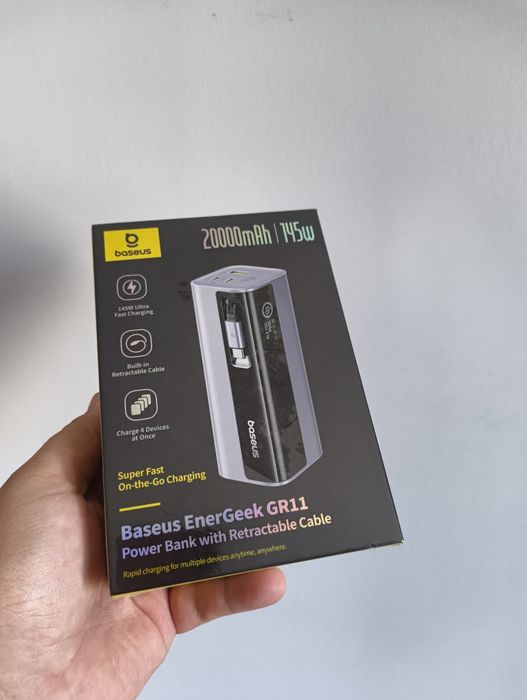 Новий Повербанк 145w Baseus Energeek GR11 20000mAh