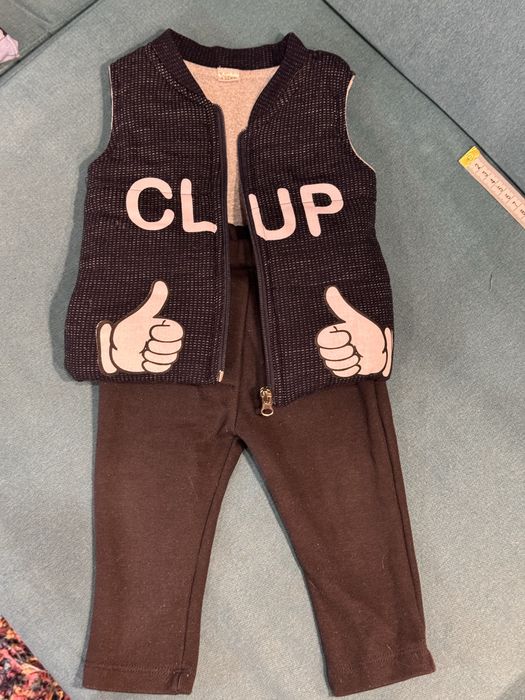 Набір жилетка та штани 6-9 міс