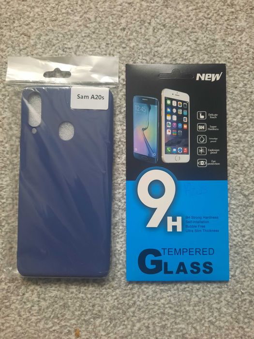 Osłona etui dodatkowo szkło samsung A20s brać