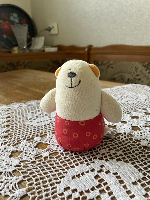 Винтаж мягкая игрушка мишка медвежонок Haba в стиле макдональдс редкий